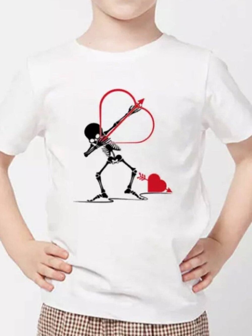 Tiny Trendsetter - Just a Dab of LOVE White T-Shirt